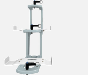 Hillaero MEDFUSION 4000 FAA certified mountable bracket for Air Ambulance Airmed Helicopter or Fixed Wing Aircraft FRONT